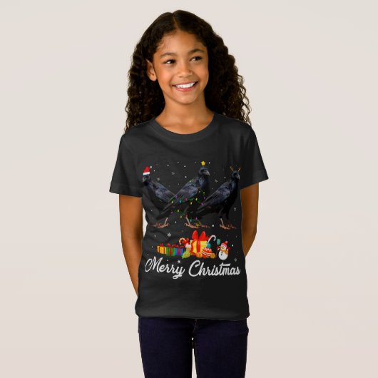 T-Shirt Fantaisie Noël lumières Noël Noël Noël Noël Pyjama (Devant entier)