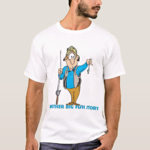 T-shirt Fantaisie Pêche Chemise Humour Pêche Gros Poisson