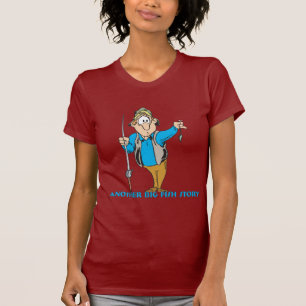 T-shirt Fantaisie Pêche Chemise Humour Pêche Gros Poisson