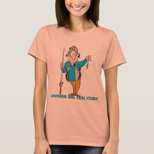 T-shirt Fantaisie Pêche Chemise Humour Pêche Gros Poisson (Devant)