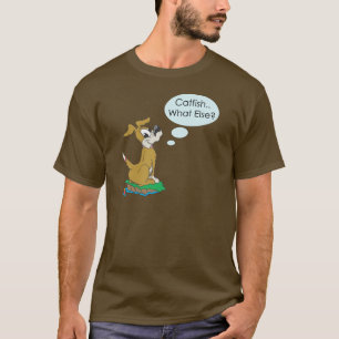 T-shirt Fantaisie Pêche Chemise Humour Pêche Pêche Catfish