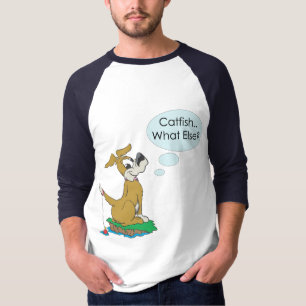 T-shirt Fantaisie Pêche Chemise Humour Pêche Pêche Catfish