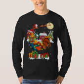 T-shirt Fantaisie Rooster Noël Fantaisie Rooster (Devant)