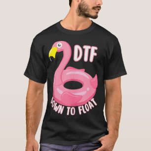T-shirt Fantaisie Tuyau De La Rivière DTF Vers Flottant Fl