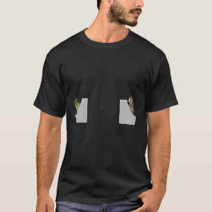 T-shirt Fantaisie Vert Jouet Conure Chemise Cute Poche Con