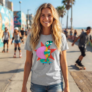 T-shirt fantaisiste et excentrique « Cool turtle s