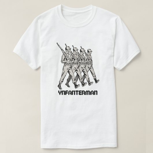 T-shirt fantassin frison - ynfanterman (Design devant)