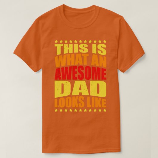 T-shirt Fantastic Papa Fun Citation Daddy Père (Design devant)