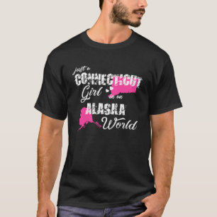 T-shirt Fantastique Chemise Connecticut Juste une fille Co