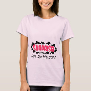T-shirt Fantastique chemise de maternité avec date d'éch