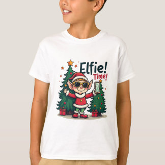 T-shirt Fantastique Chemise de Noël Elfie pour les enfants