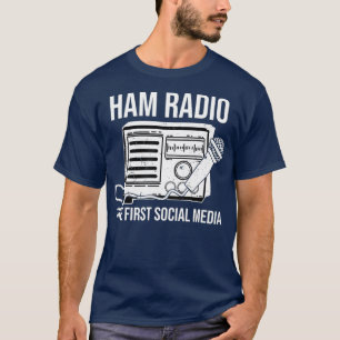 T-shirt Fantastique Chemise Radio Ham Les Premiers Médias 