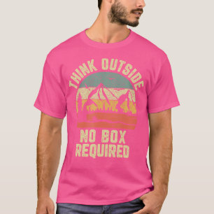 T-shirt Fantastique chemise Randonnée Penser dehors Pas de