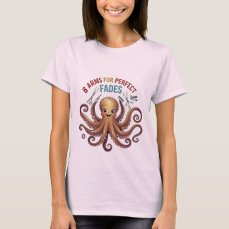 T-shirt Fantastique Coiffeuse Octopus - Styli à cheveux mu