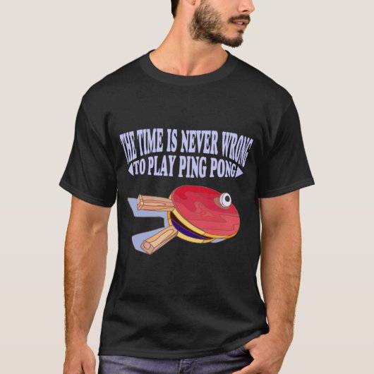 T-shirt Fantastique de ping pong (Devant)