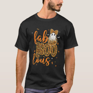 T-shirt Fantastique fou rire léopard mignon coquette arc f