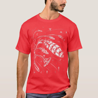 T-shirt Fantastique fusée spatiale astronaute à Aktion