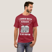 T-shirt Fantastique Ham Radio T Shirt I Tinker Avec Radios (Devant entier)