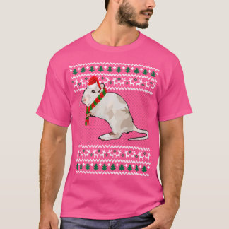 T-shirt Fantastique Noël Chapeau de Noël Gerbil Mauvais No