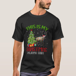 T-shirt Fantastique Noël Père Noël Lumières C'Est Mon Elk 