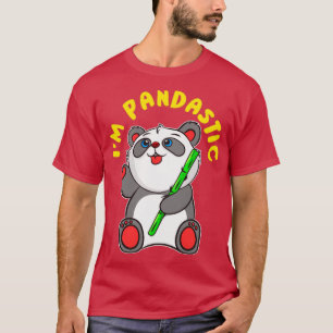 T-shirt Fantastique Panda Ours Pandastic Mignon