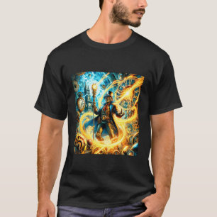 T-shirt Fantastique sorcier du temps Steampunk