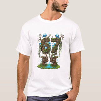 T-shirt Fantasy Forest Nature Sixty-Seven Magical Druid Tr