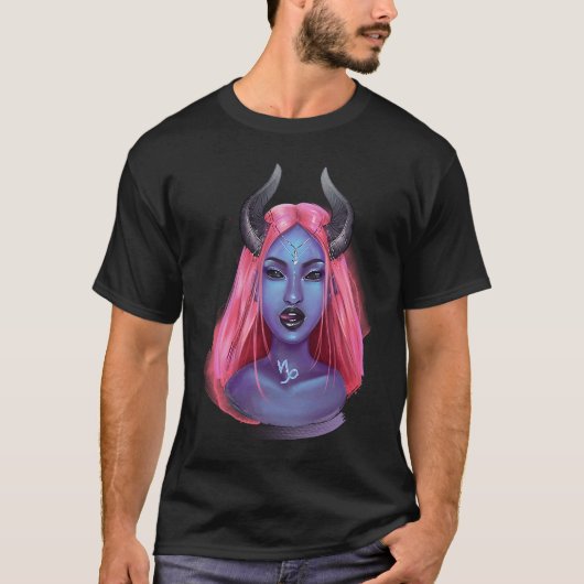 T-shirt Fantasy Zodiac Capricorn (Devant)
