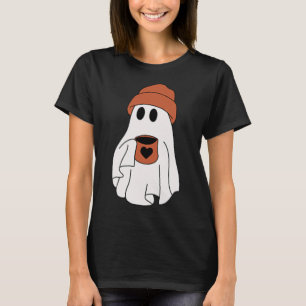 T-shirt Fantôme Boire Café Drôle Costume Halloween Coff