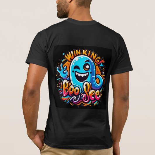 T-shirt Fantôme clin d'œil Boo Jee (Dos)