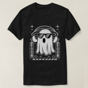 T-shirt Fantôme cool Avec Lunettes de soleil Éffrayant Boo
