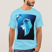 T-shirt Fantôme cosmique dans la conception spatiale (Devant)