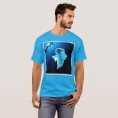 T-shirt Fantôme cosmique dans la conception spatiale (Devant entier)