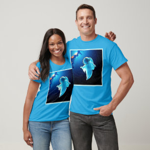 T-shirt Fantôme cosmique dans la conception spatiale
