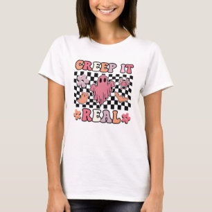 T-shirt fantôme « Creep It Real » Ambiance Hallo