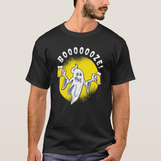T-shirt Fantôme de boisson alcoolisée bière (Devant)