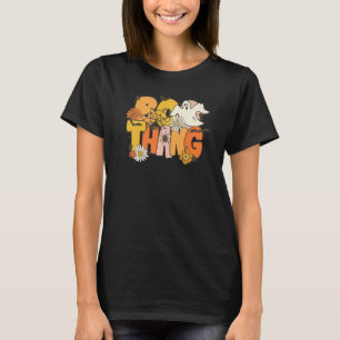 T-shirt Fantôme de Boo Thang Halloween Femmes Filles Hallo