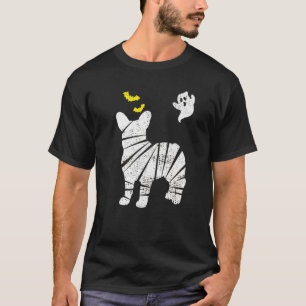 T-shirt Fantôme de chauve-souris de Chien-taupe français