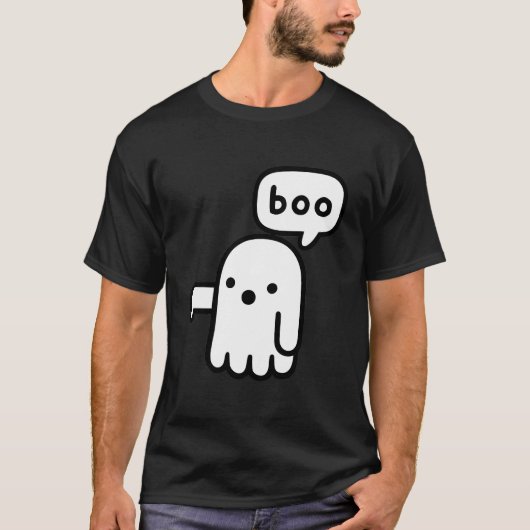 T-shirt Fantôme De Désapprobation - Drôle Mignonne Boo (Devant)
