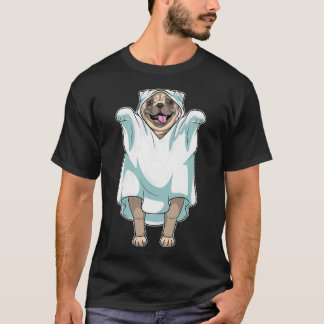 T-shirt Fantôme de Halloween de Pug