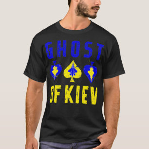 T-shirt Fantôme de Kiev Stand Avec L'Ukraine Lover Héros O
