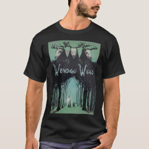 T-shirt Fantôme De La Forêt Cryptid Wendigo Bois