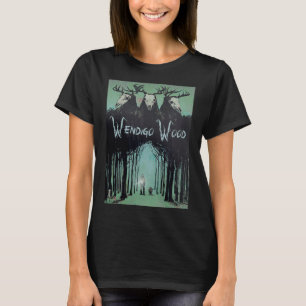 T-shirt Fantôme De La Forêt Cryptid Wendigo Bois