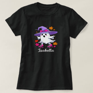 T-shirt Fantôme de patinage à rouleaux en Casquette sorcie