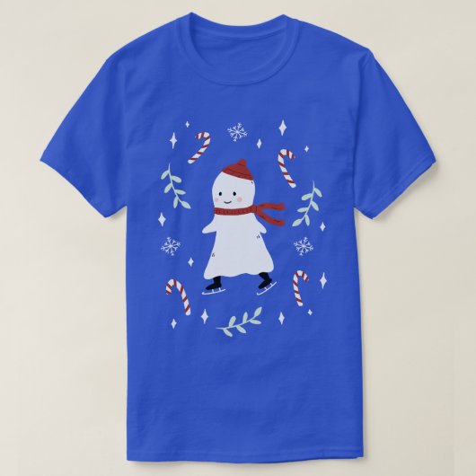 T-shirt Fantôme de patinage sur glace (Design devant)