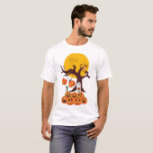 T-shirt Fantôme d'Halloween (Devant entier)