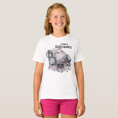 T-shirt Fantôme d'Halloween  (Devant entier)