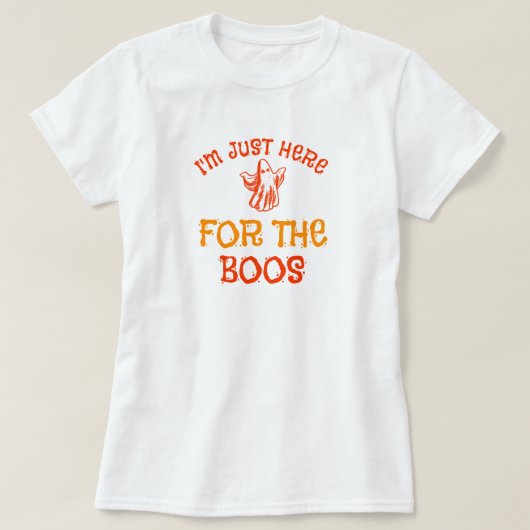 T-shirt fantôme d'Halloween (Design devant)