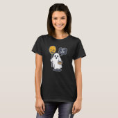 T-shirt Fantôme d'Halloween (Devant entier)
