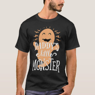 T-shirt Fantôme d'Halloween du petit monstre de papa